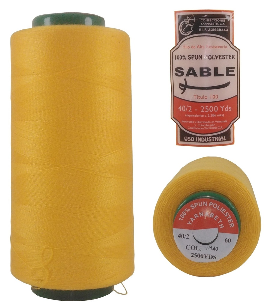 0014-Hilo de Recta Sable de 2500 Yardas-H140