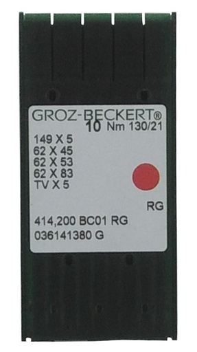 [149X5-21GB] AGUJA PARA CERRADORA DE CODO 149X5 GROZ-BECKERT